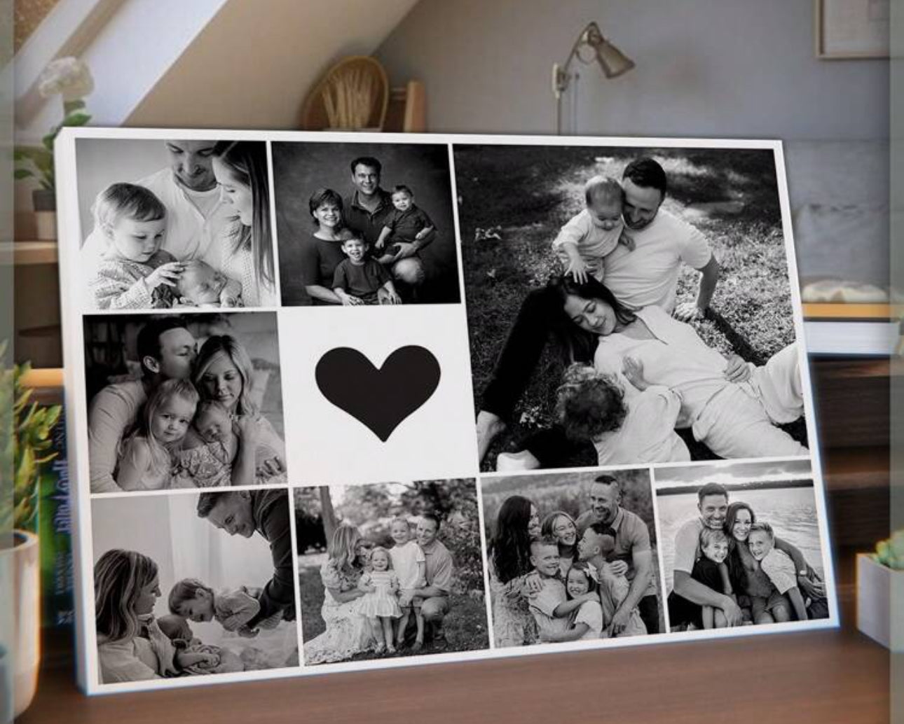 Personalised Framed Family Cancas