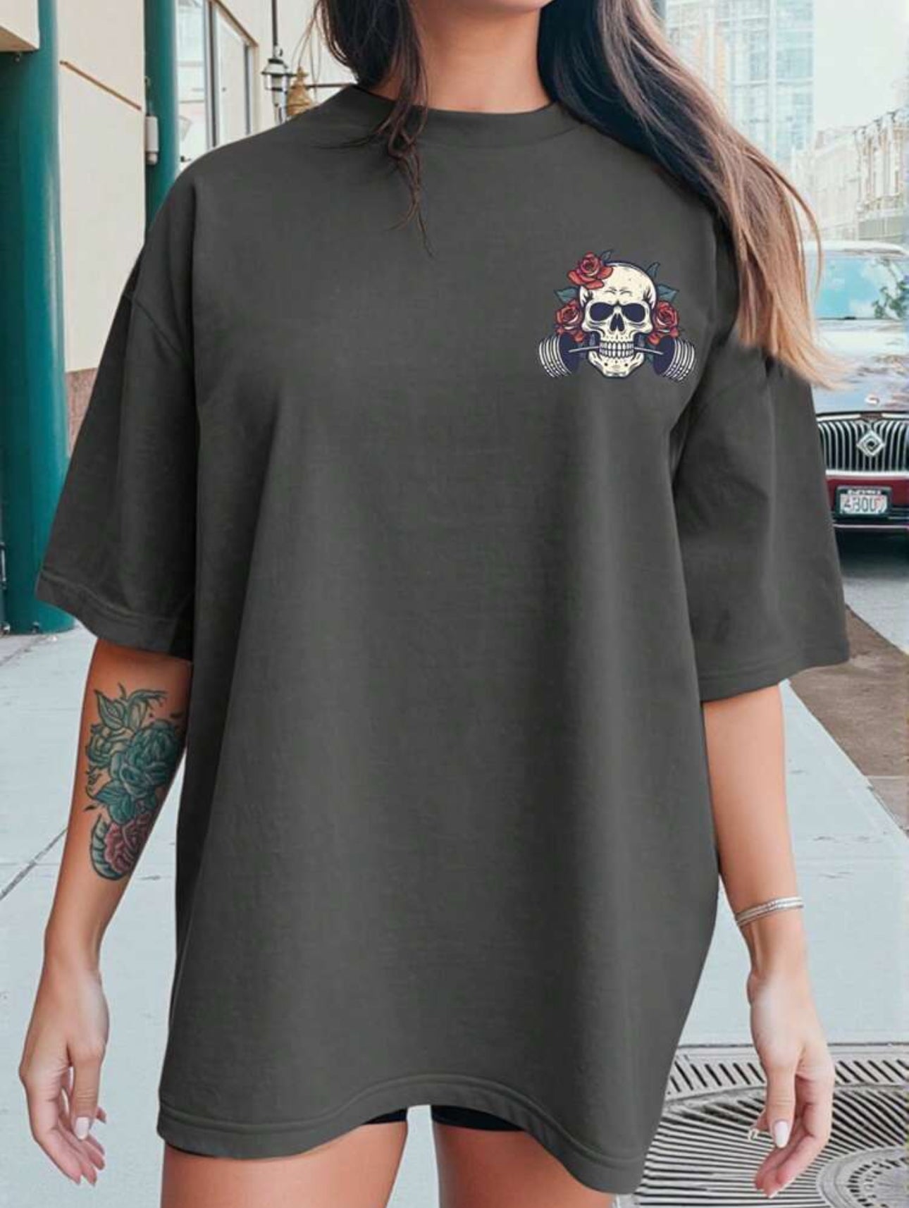 Curve Thick Thighs and Sleep Deprived T-shirt Dress