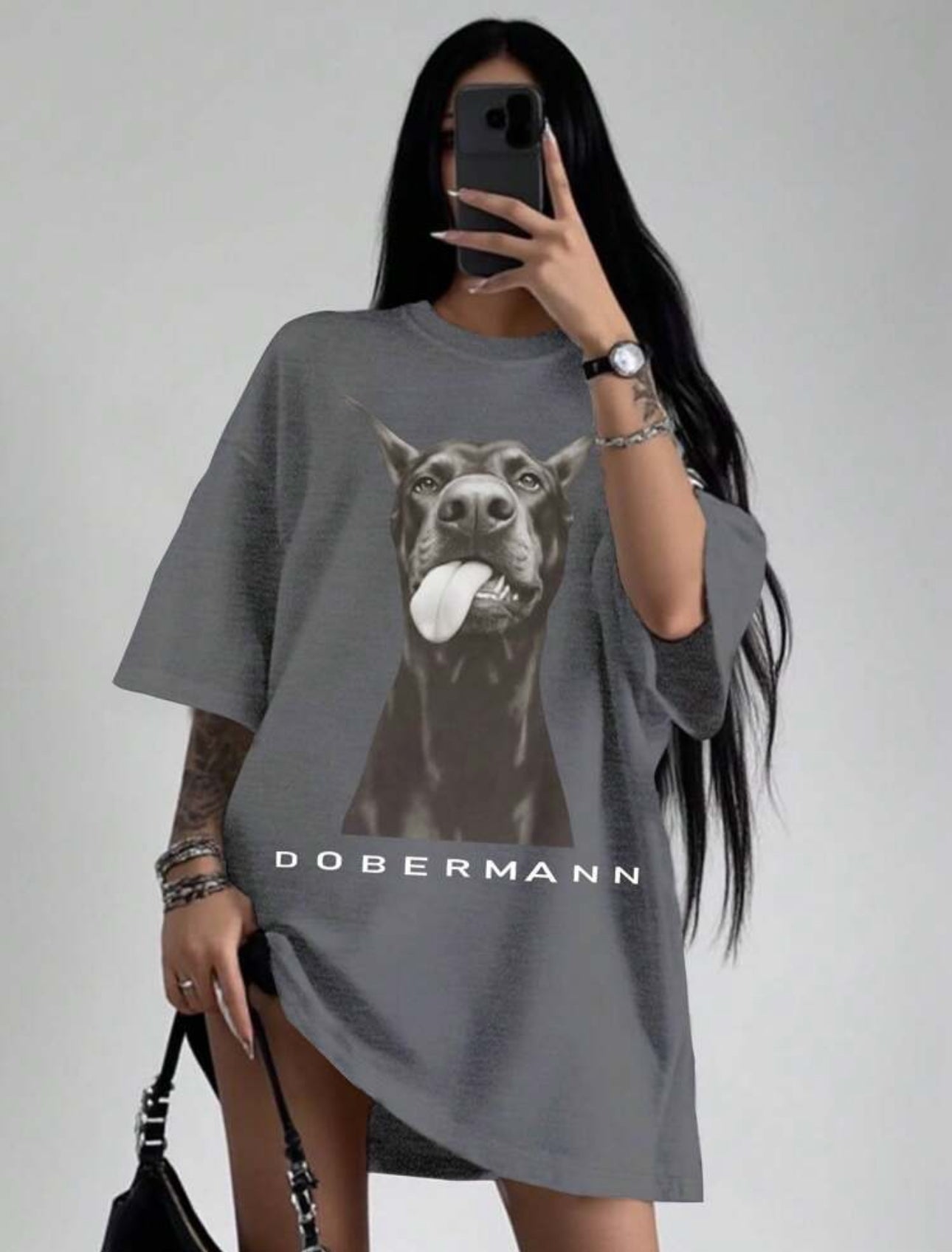 Curve Doberman Oversized T-shirt