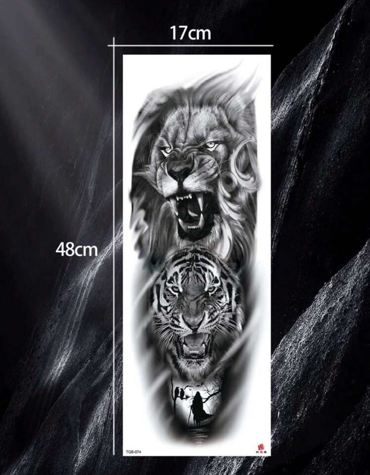 Lion Temporary Waterproof Tattoo