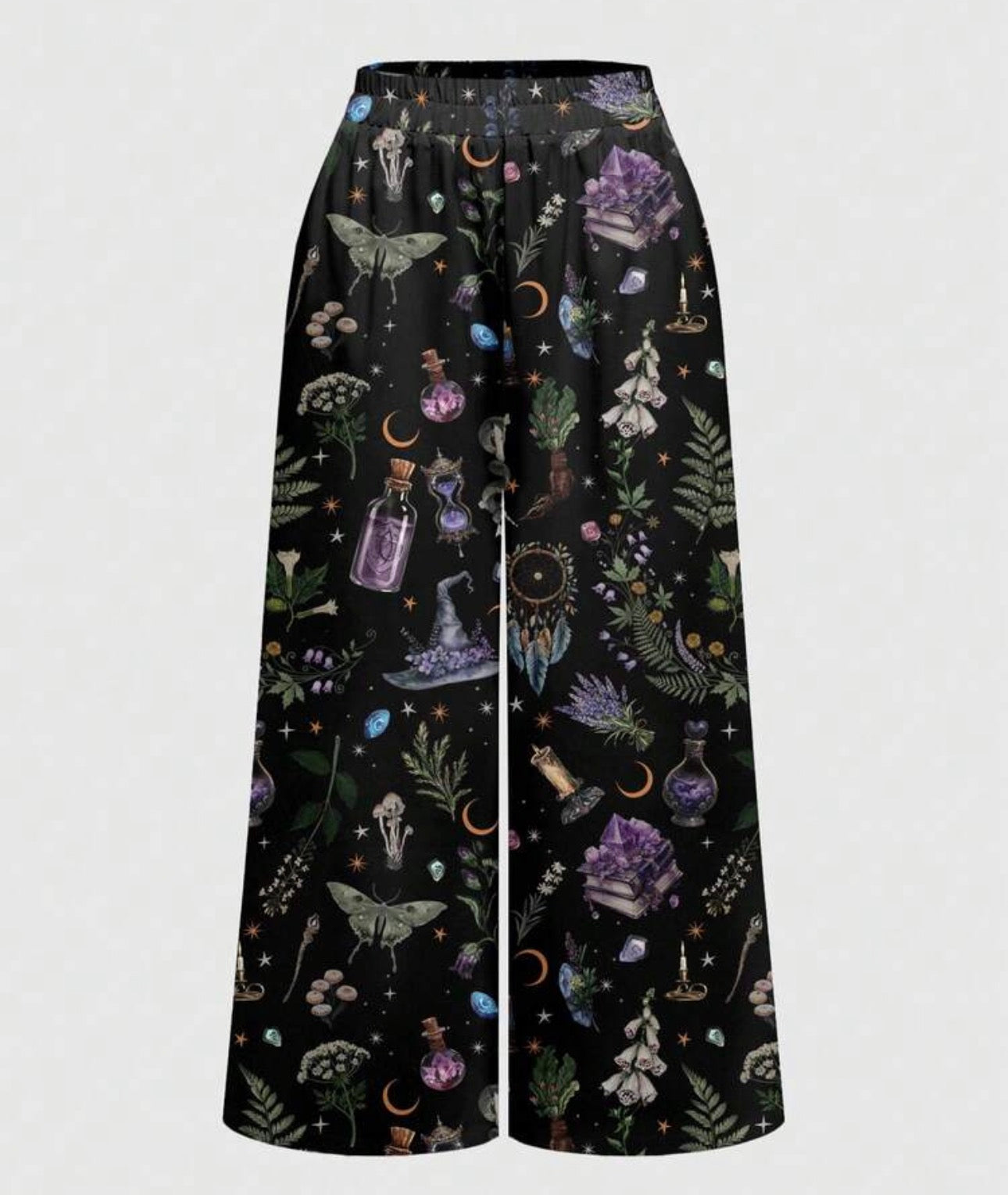 Celestial Alchemy Wide-Leg Lounge Pants