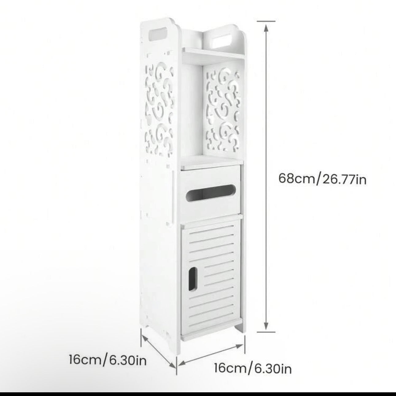 Slim Bathroom Storage Cabinet