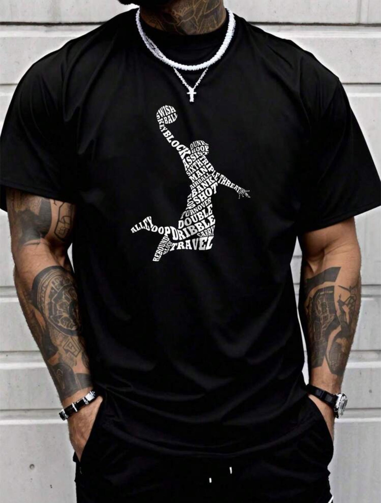 Basketball Inspired Plus Size T-shirt