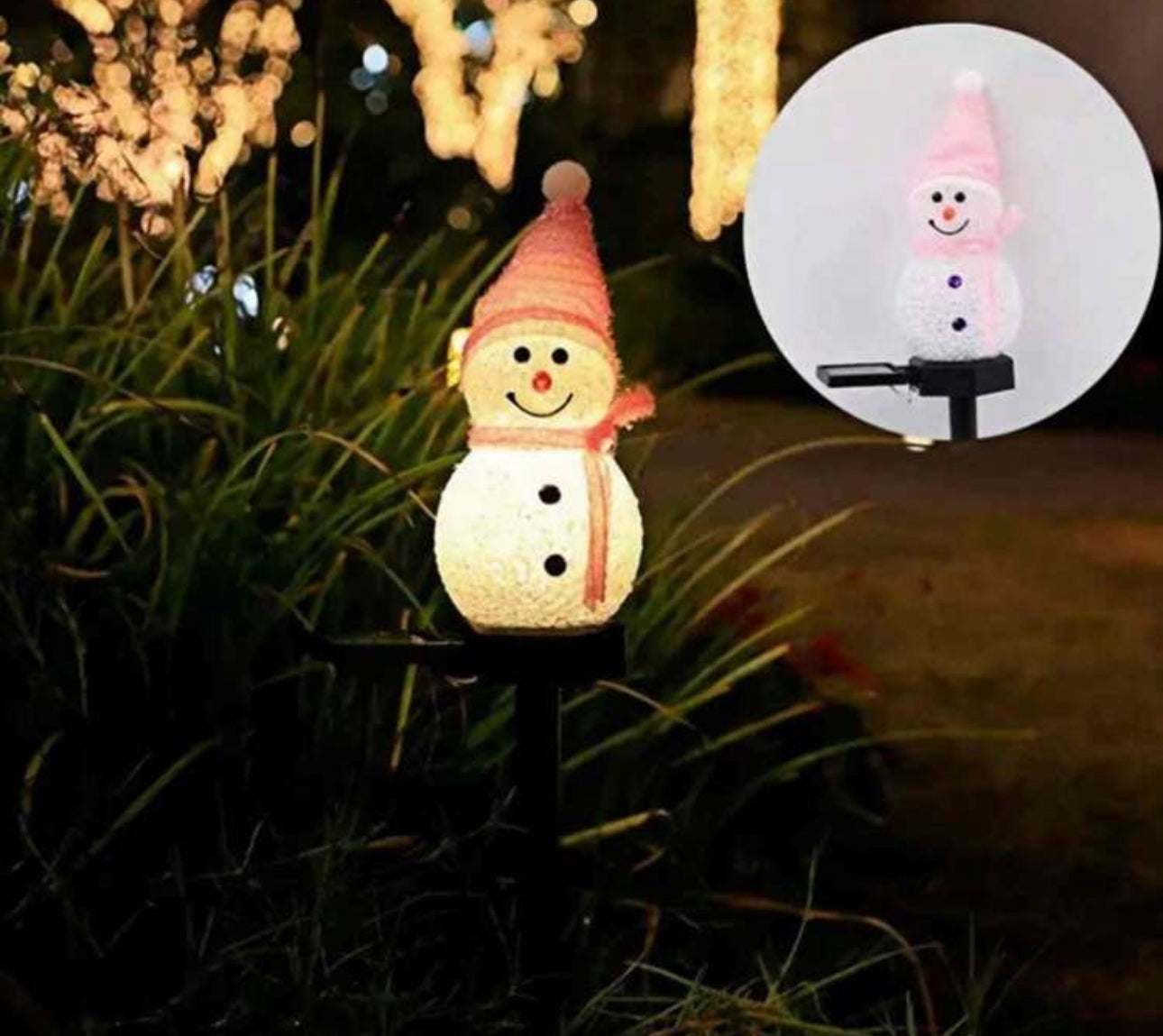 1 Piece Solar Powered Snowman