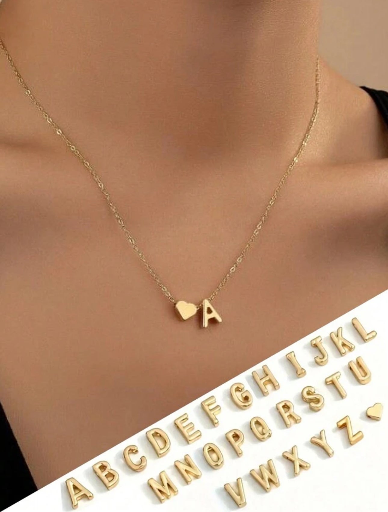 Initial necklace