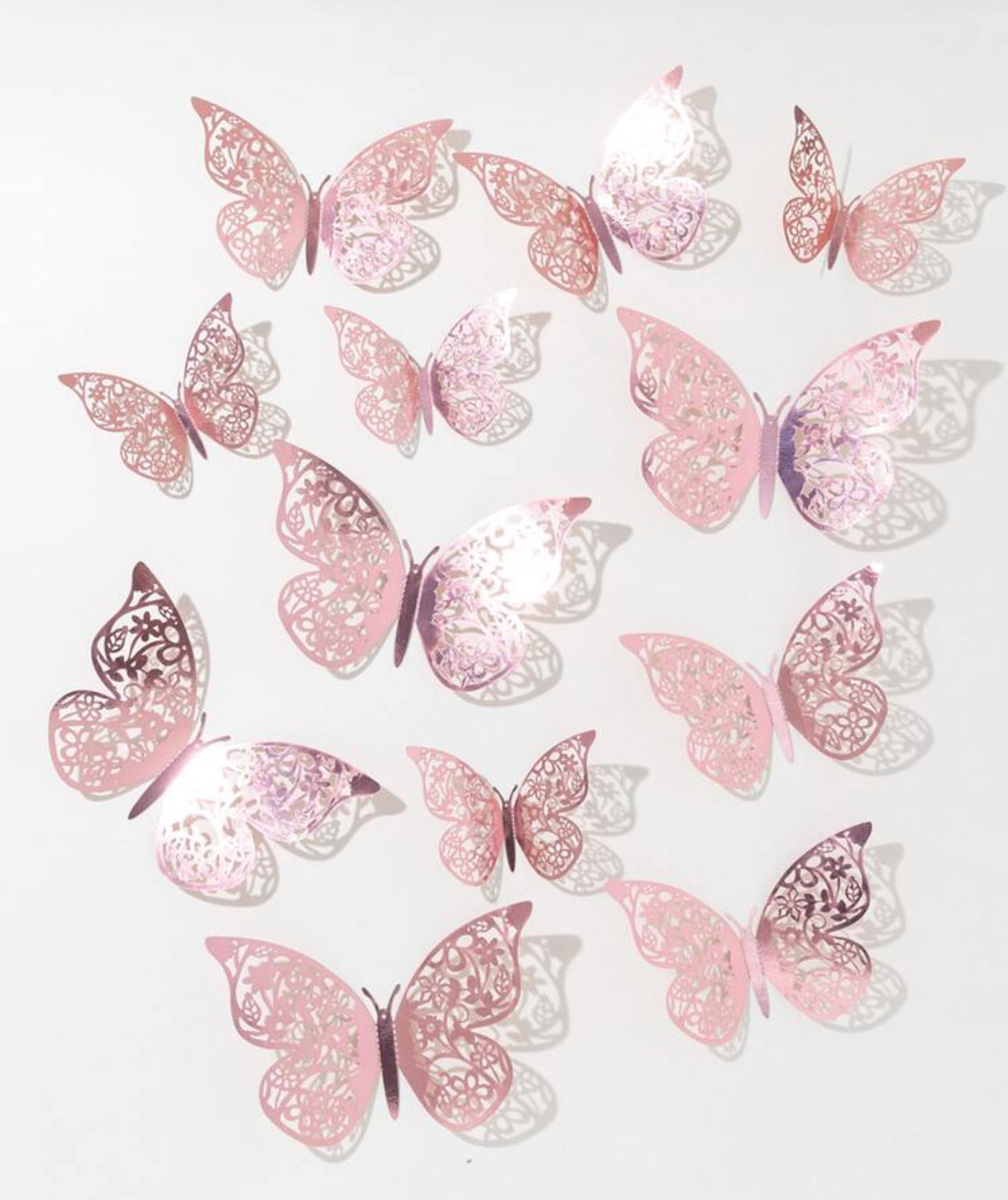 3D Butterfly Stickers