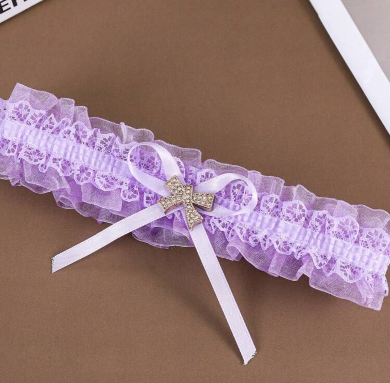 Lace Bow Garter