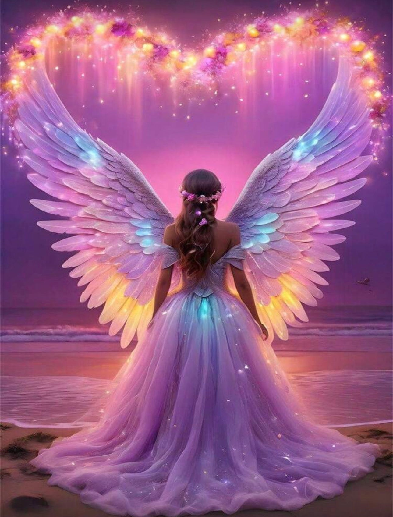 Celestial Angel of the Shore Diamond Painting