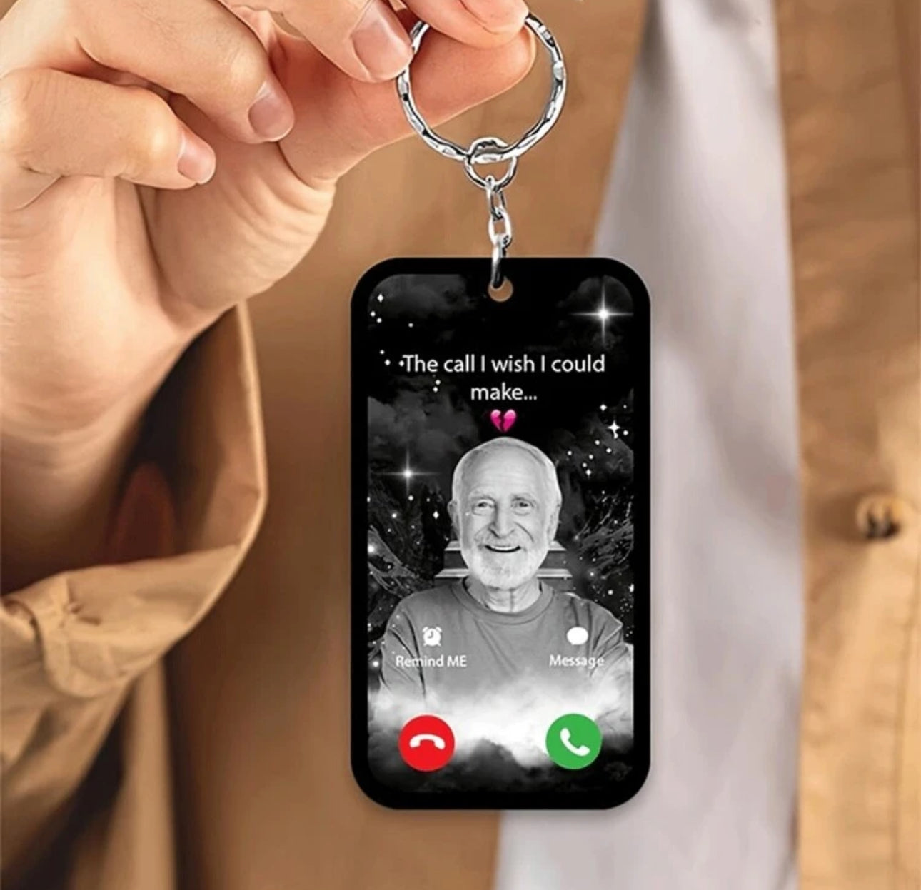 The Call I Wish To Make Keychain