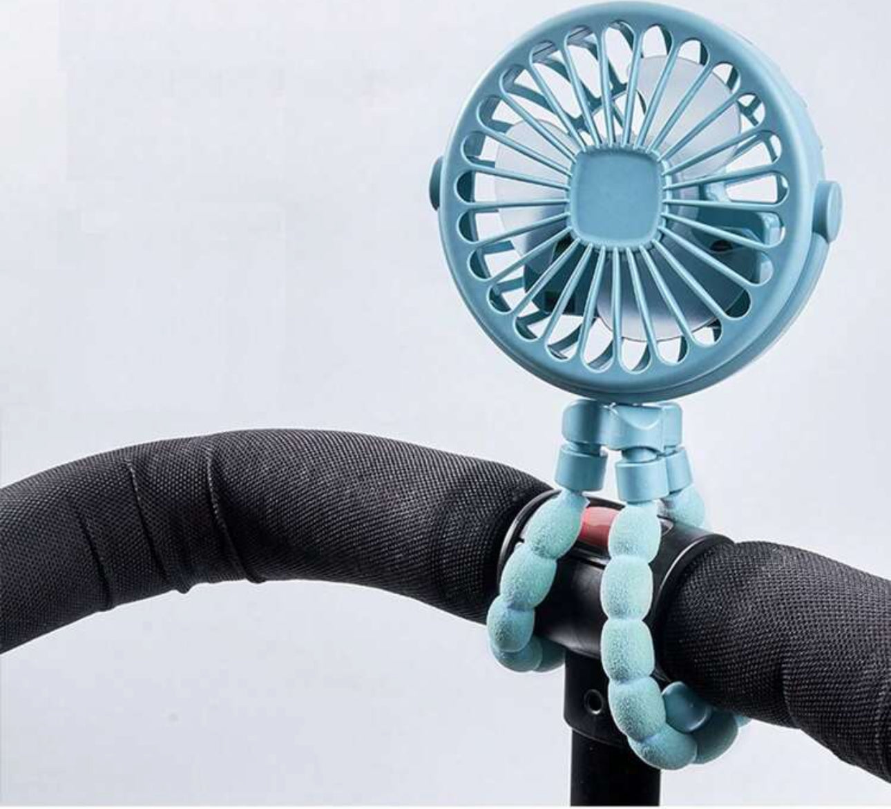 Blue Stroller Fan