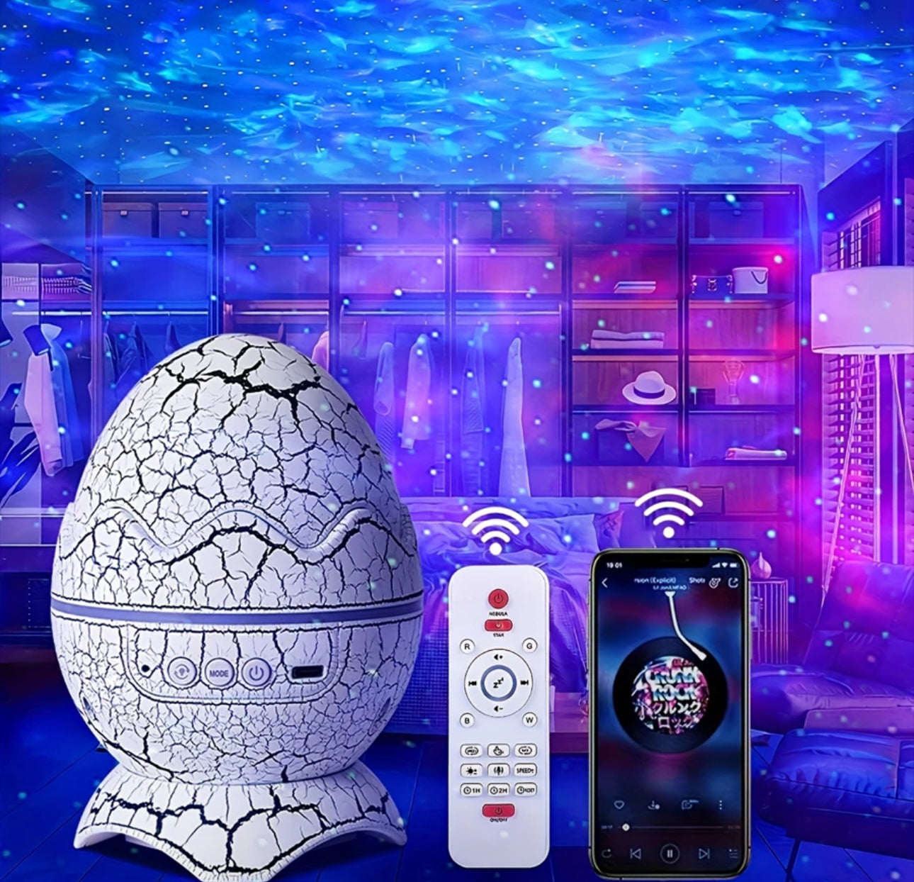 Dinosaur Egg Night Light