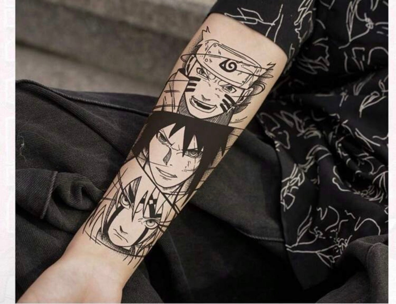 Anime Temporary Tattoo