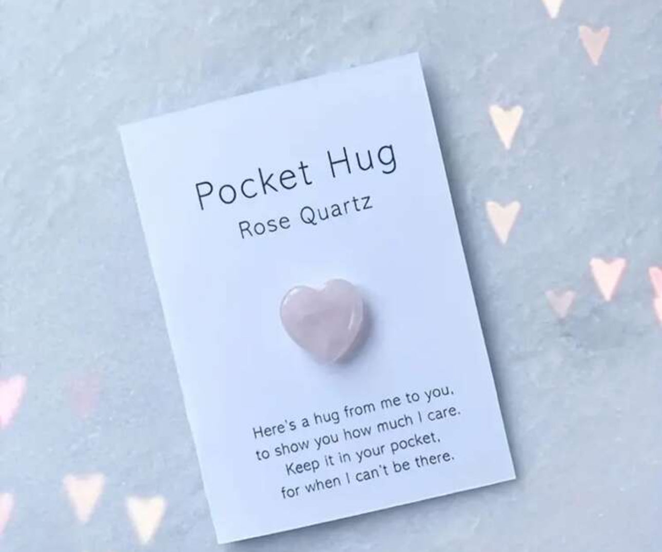 Pocket Hug Rose Quartz