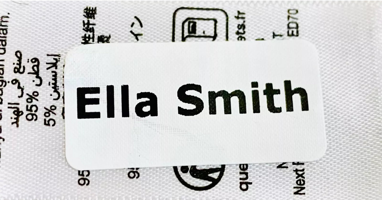 120 Stick On Name Stickers