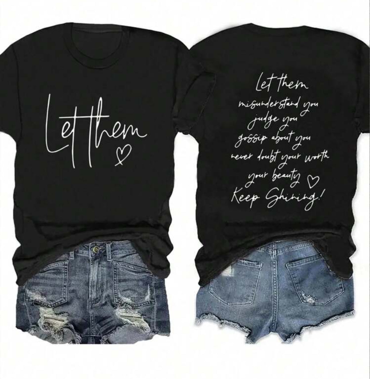 Curve Let Them T-shirt