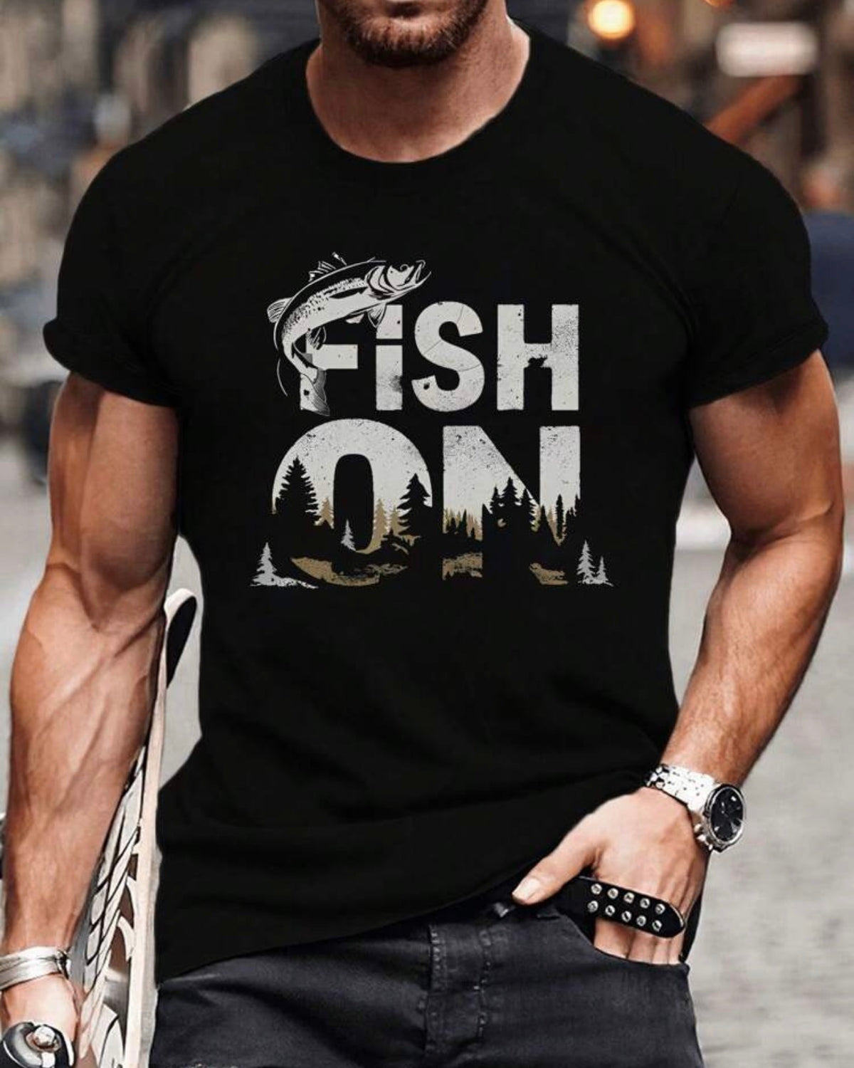 Men’s Fish On Tshirt