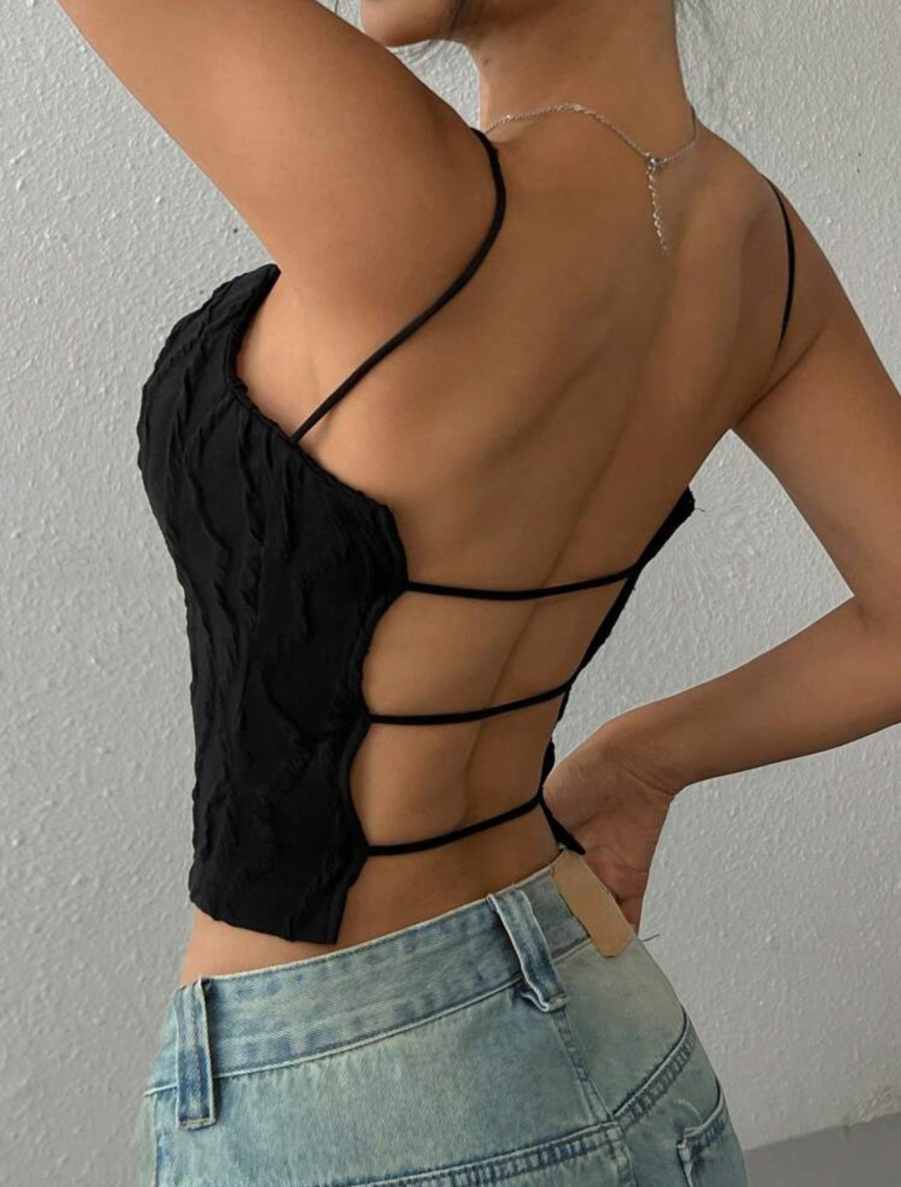 Slim Fit Backless Cami