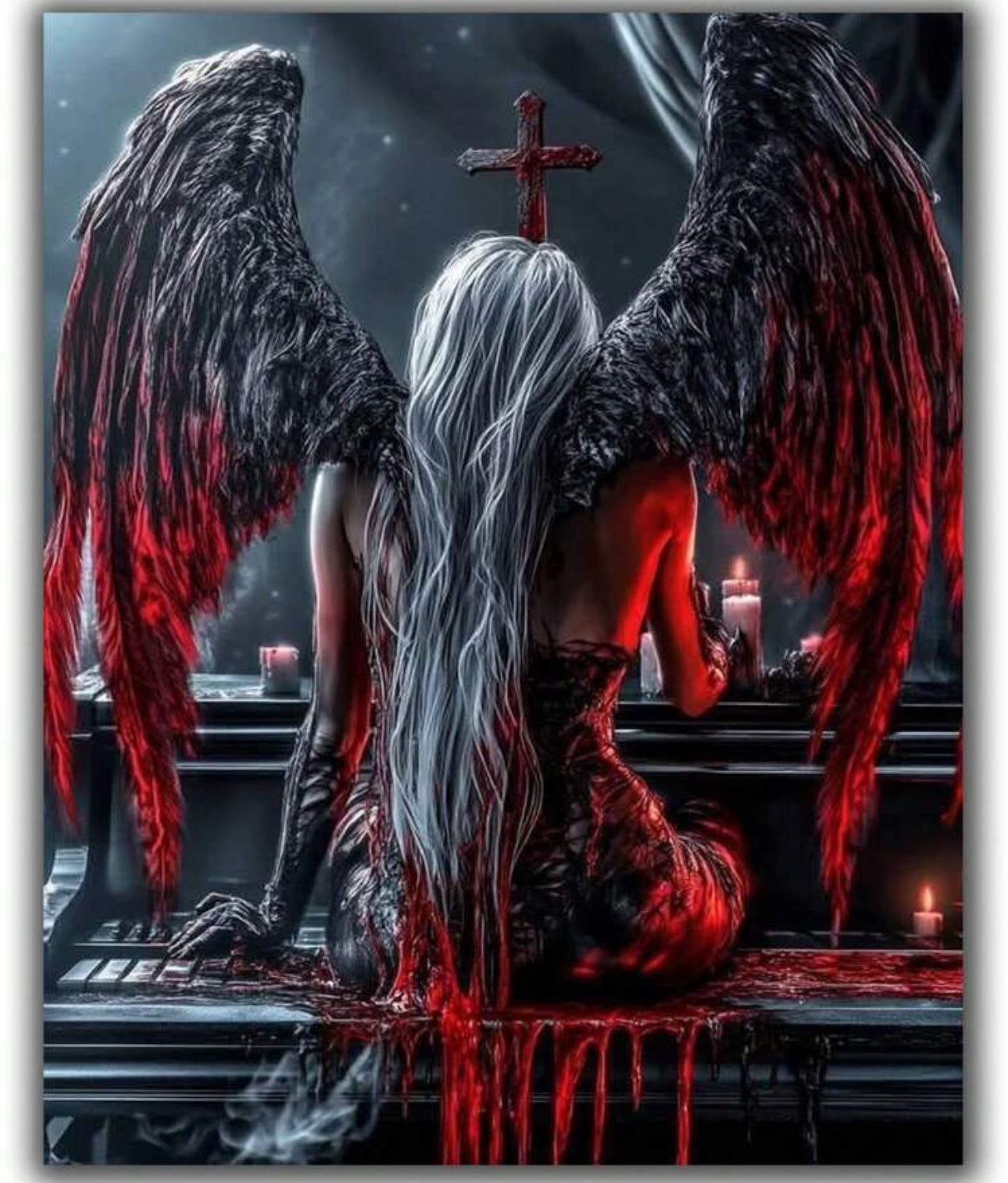 Gothic Devil Angel Diamond Painting