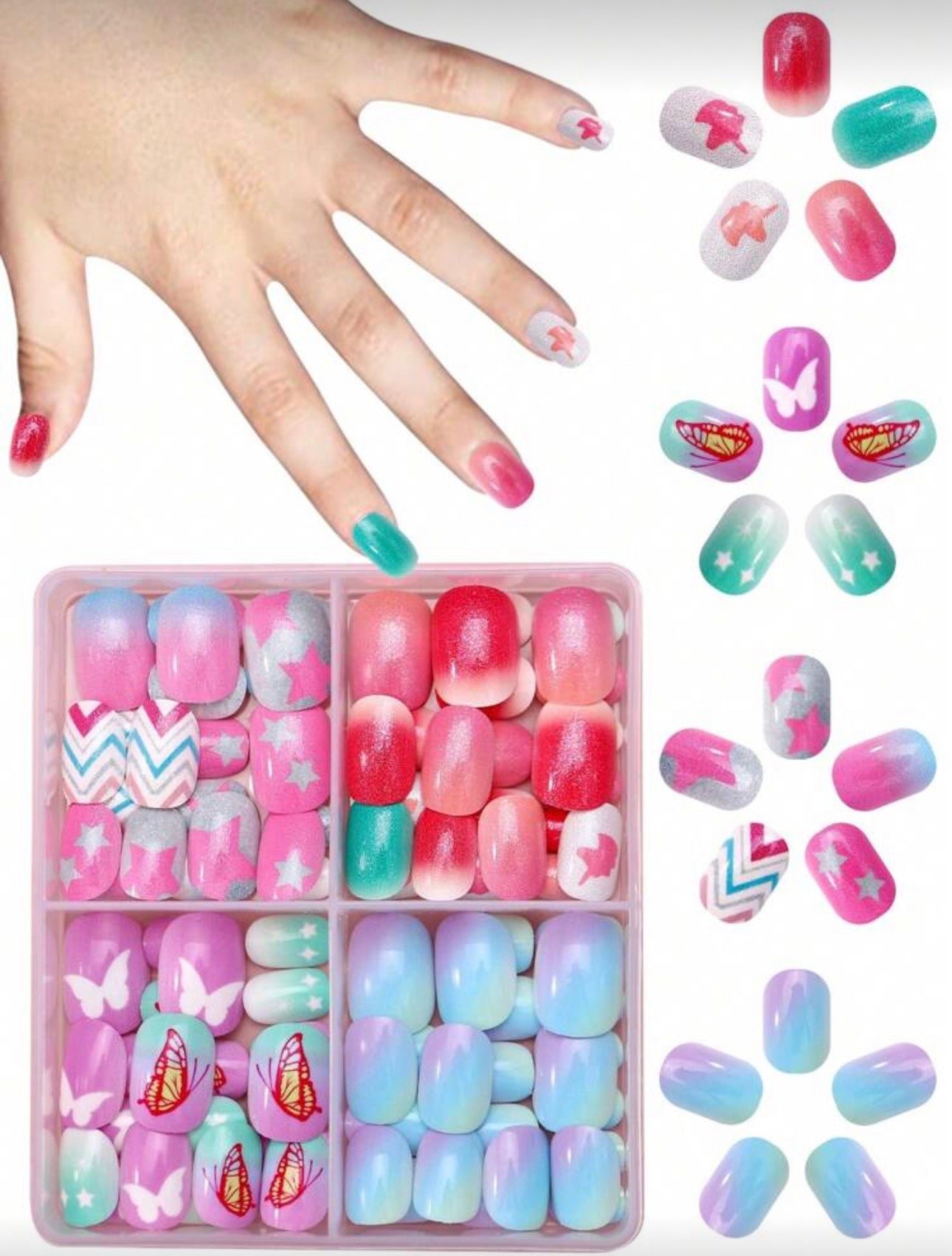 Kids 96 Piece Nail Set