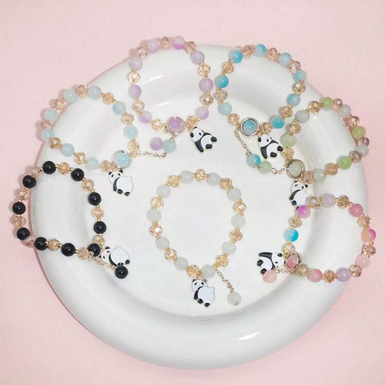 Panda Beaded Bracelet