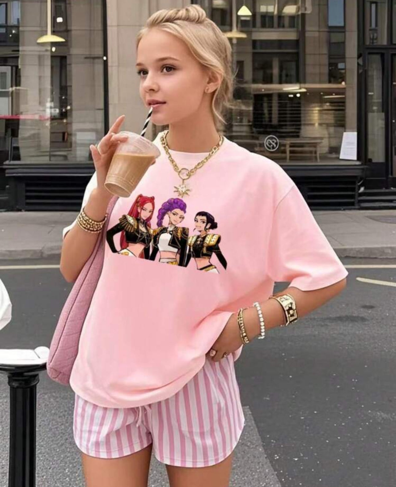 Huntrix Kpop Style T-shirt