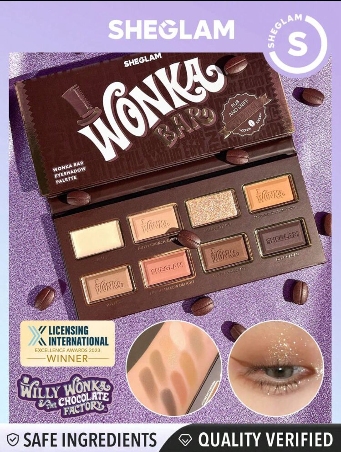 Wonka Bar Eyeshadow Palette