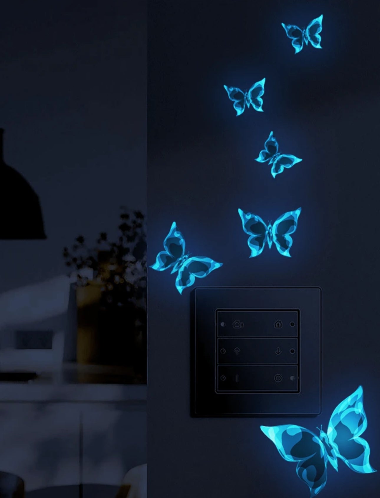 6 Piece Glow In The Dark Stickers