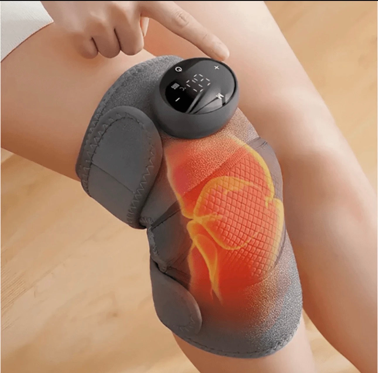Grey Heated Knee Massager