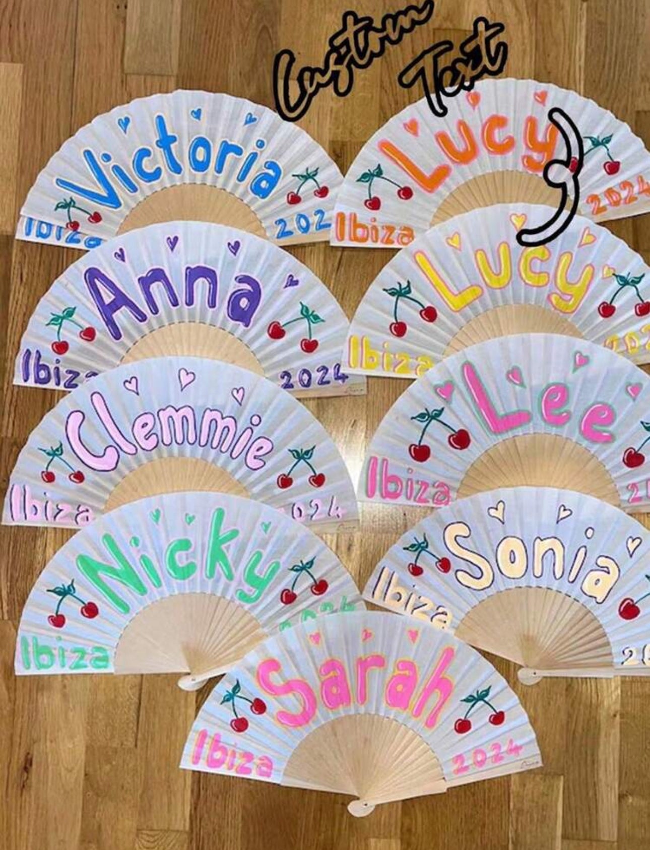 Personalised Hand Fans