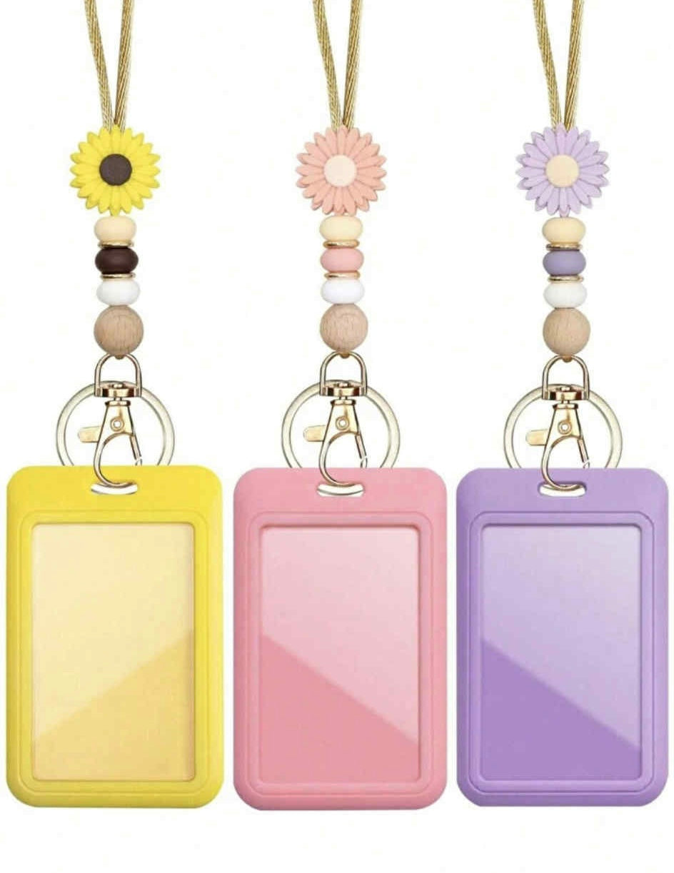 Daisy Bead Card Holder