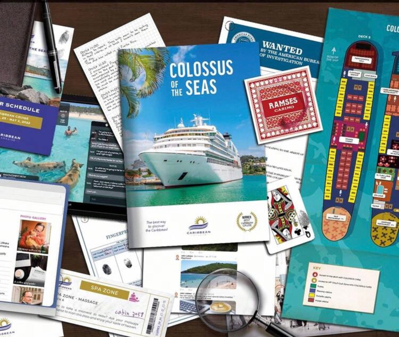 Missing In The Caribbean Mystery Activity Book