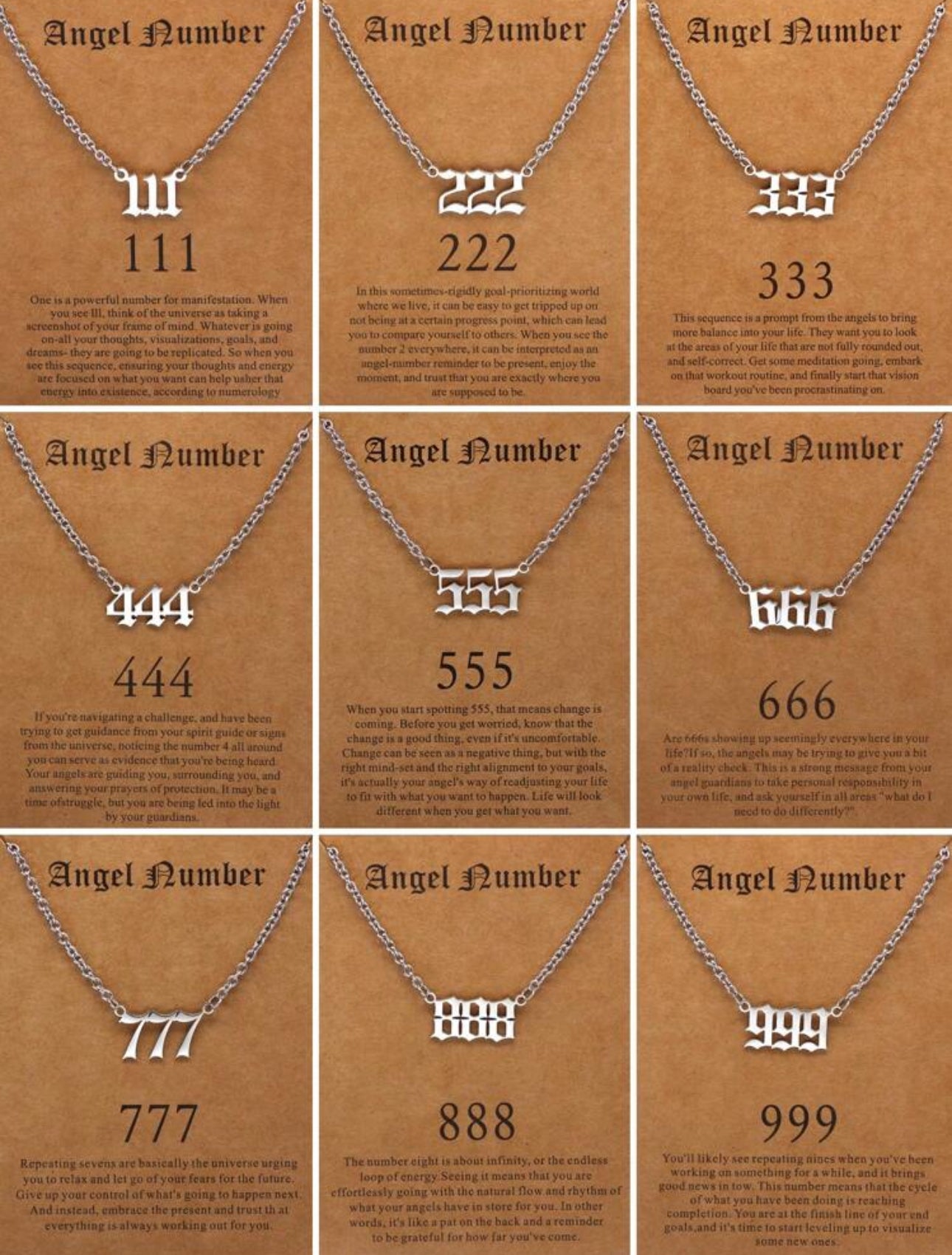 Angel Number Necklace