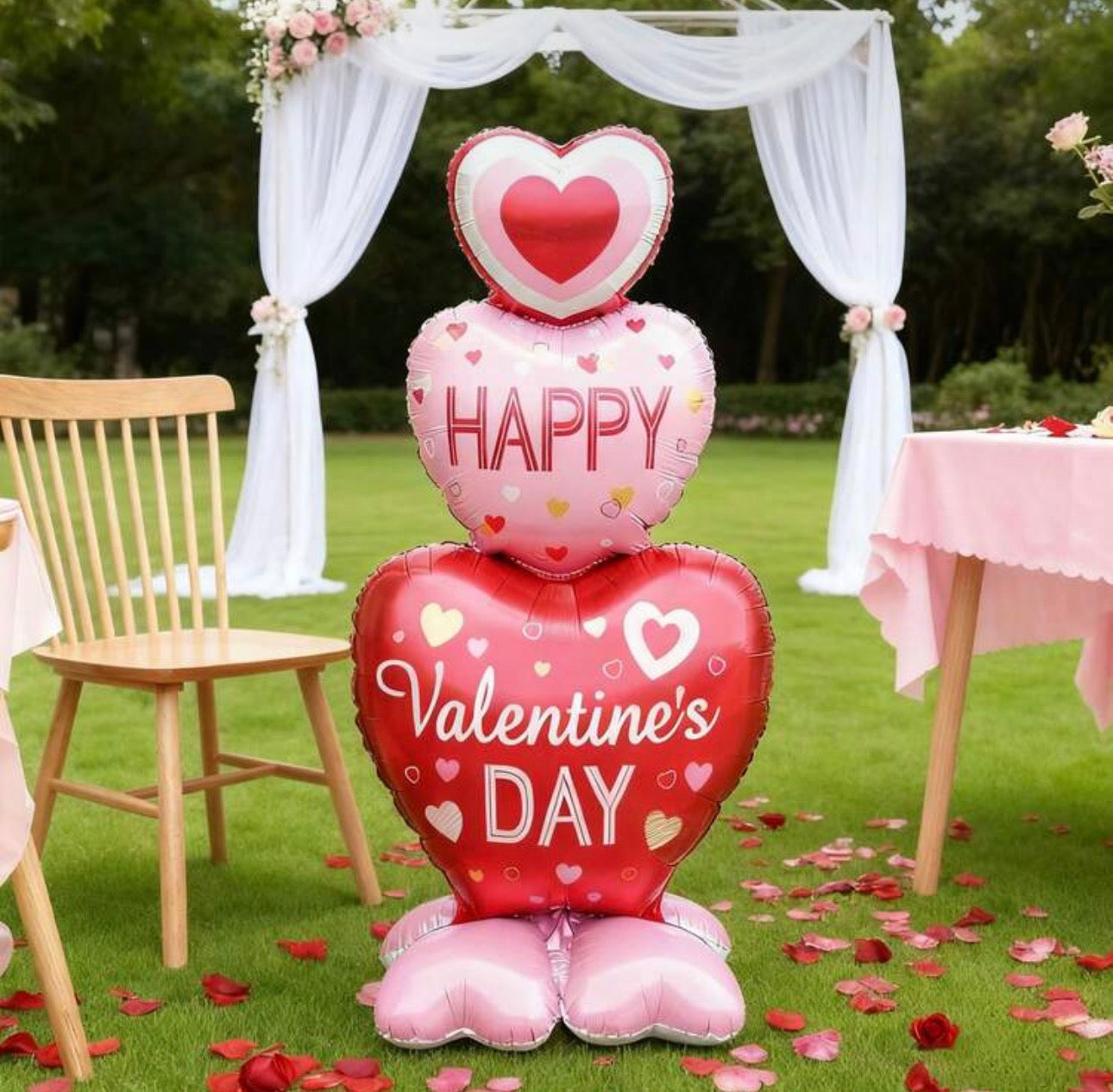 Valentines 60inch Balloon Garland
