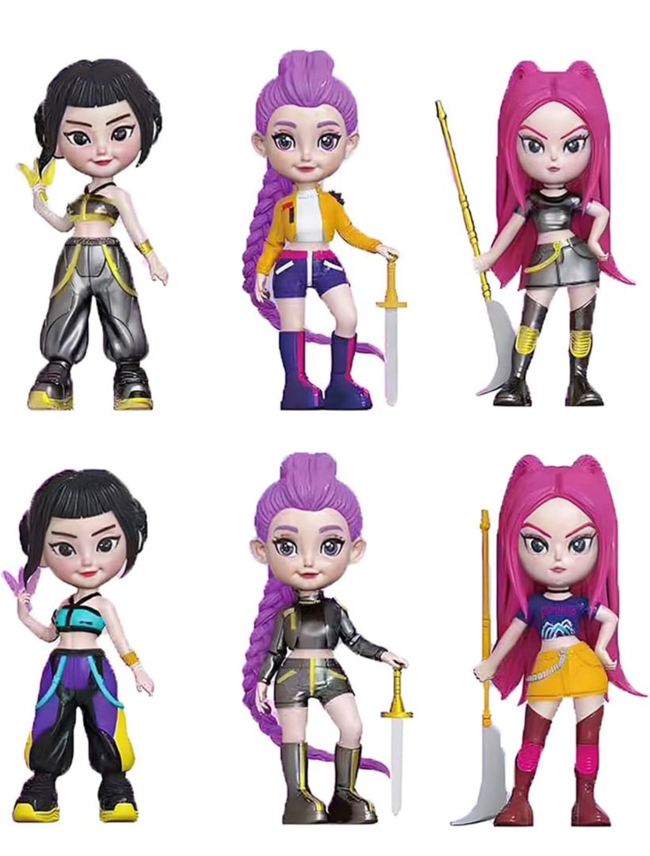 KPop 6 Piece Figure Set