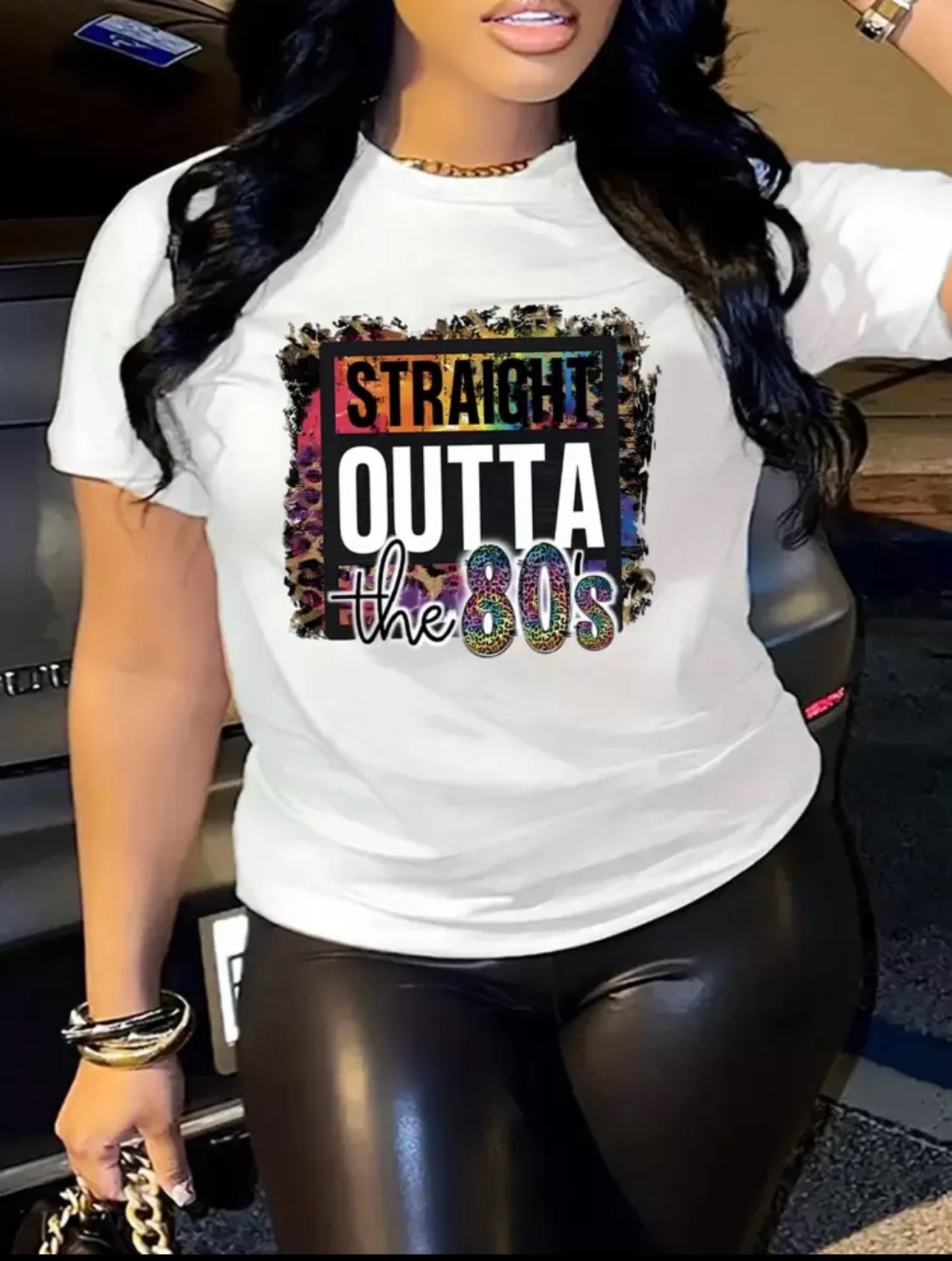 Curve Straight Outta The 80s T-shirt