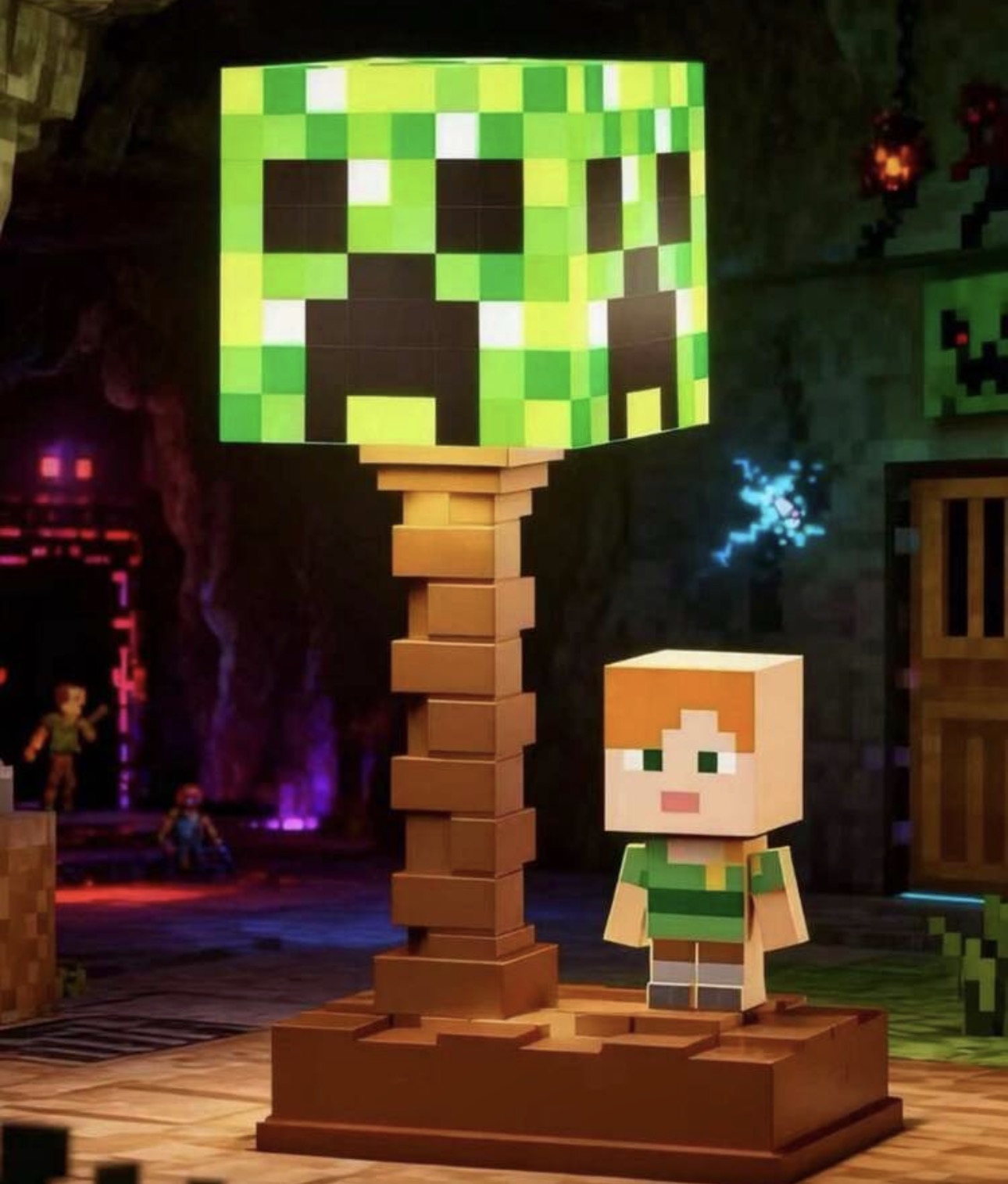 Minecraft Creeper Lamp