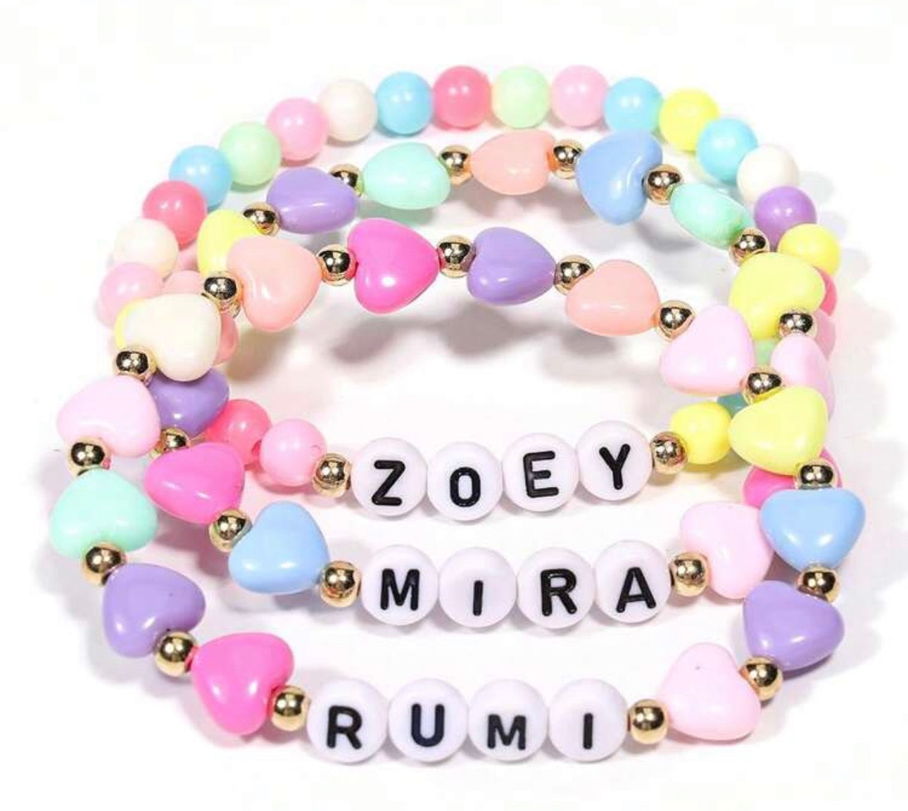 Huntrix Stackable 3 Piece Bracelet Set