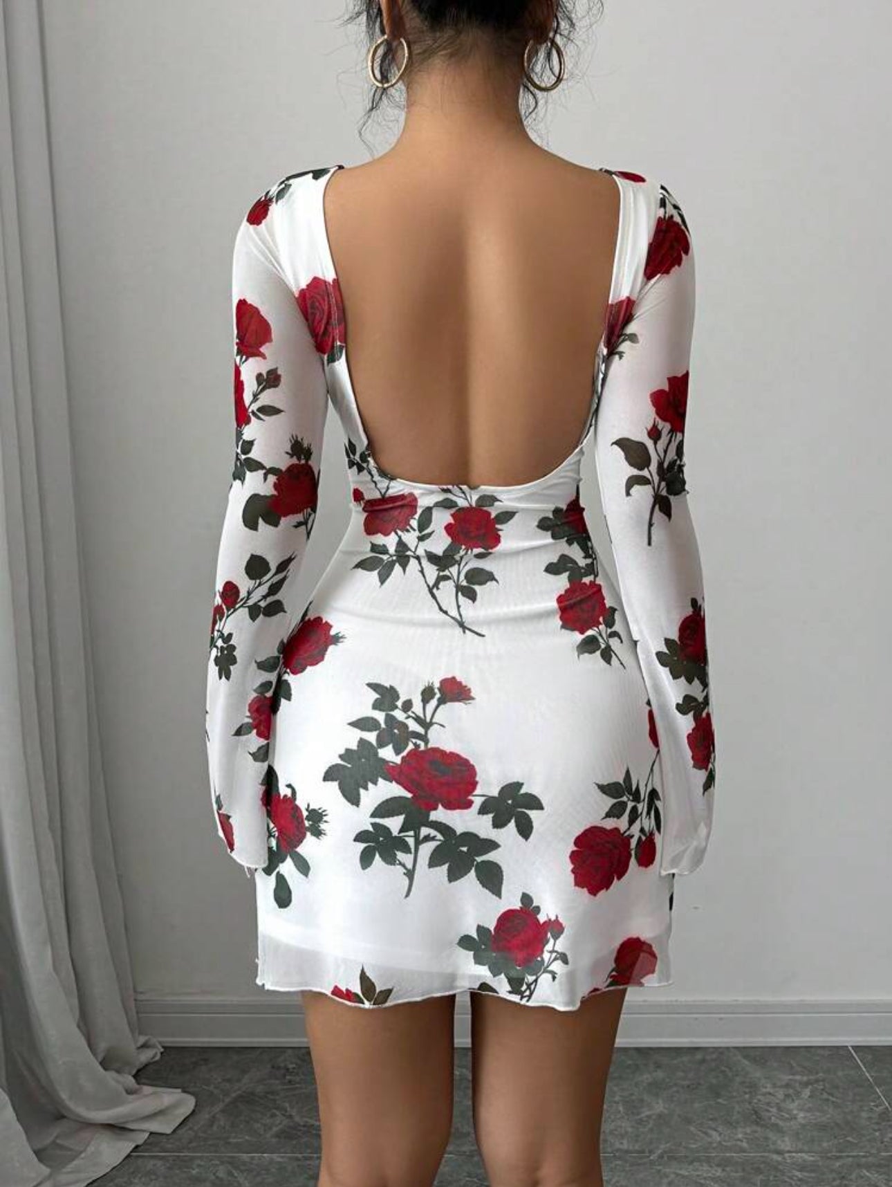 White Floral Dress