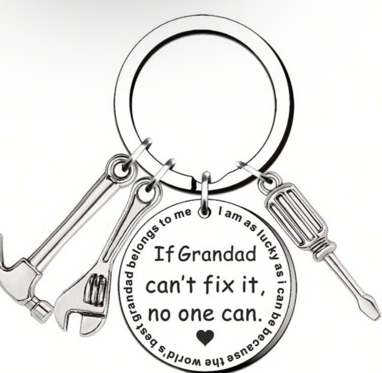 If Grandad Can’t Fix It No One Can Keyring