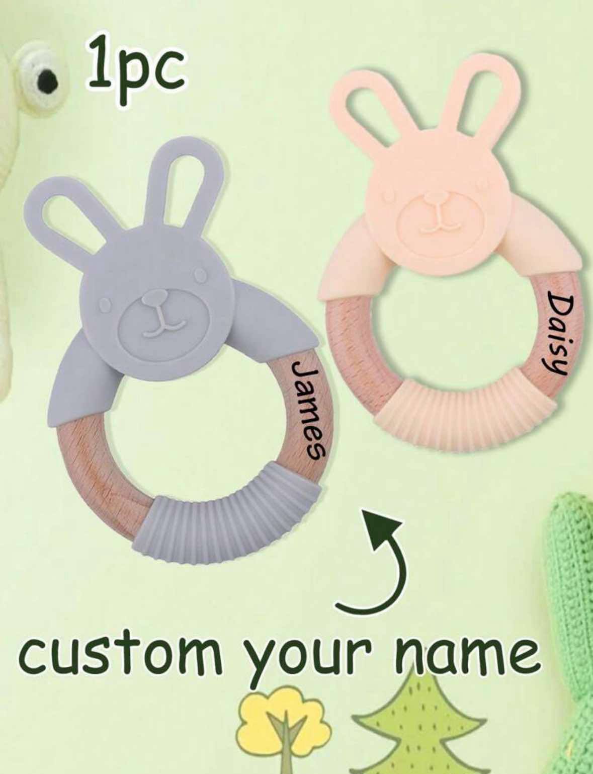 Personalised Teething Toys