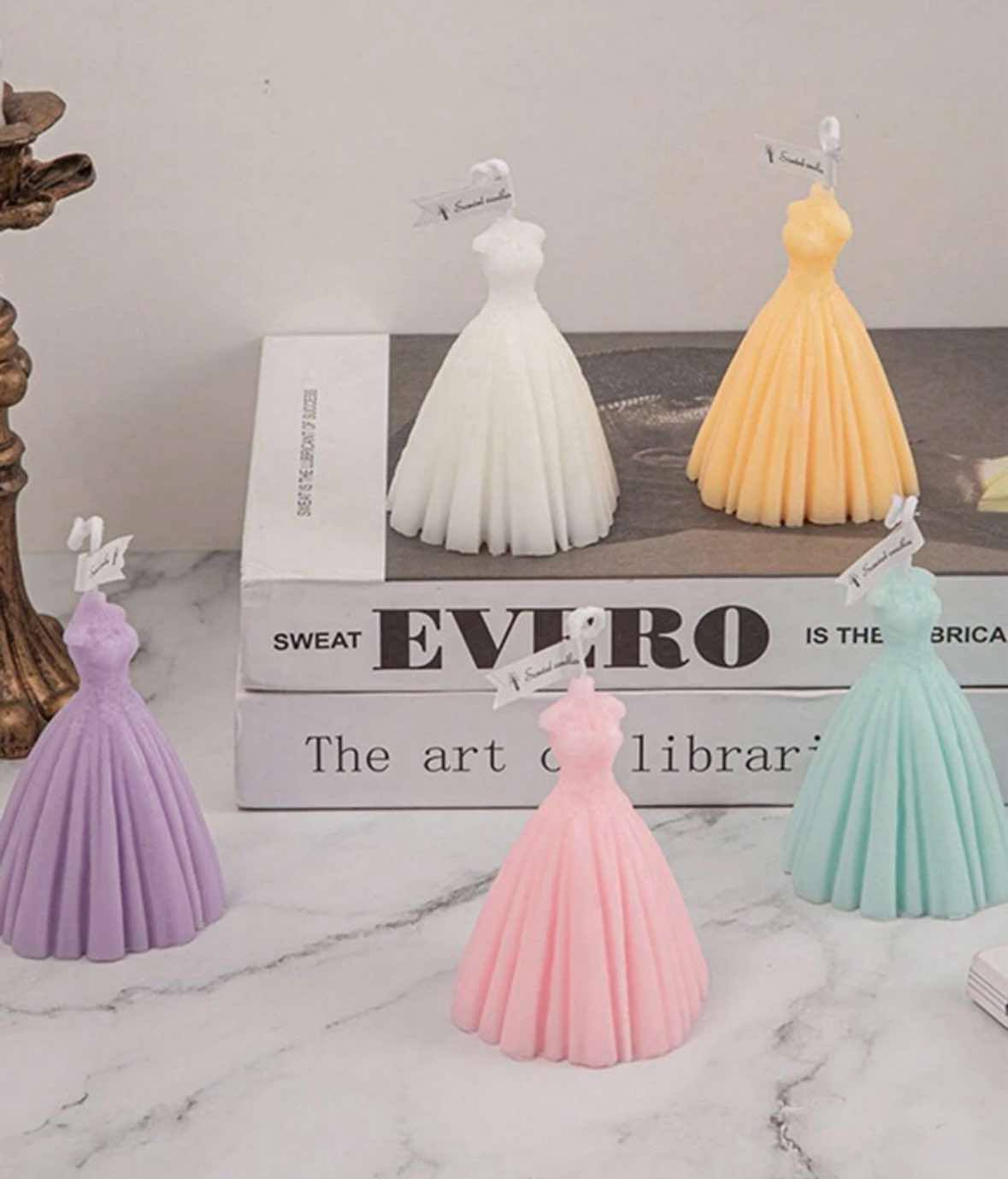 Wedding Dress Candle