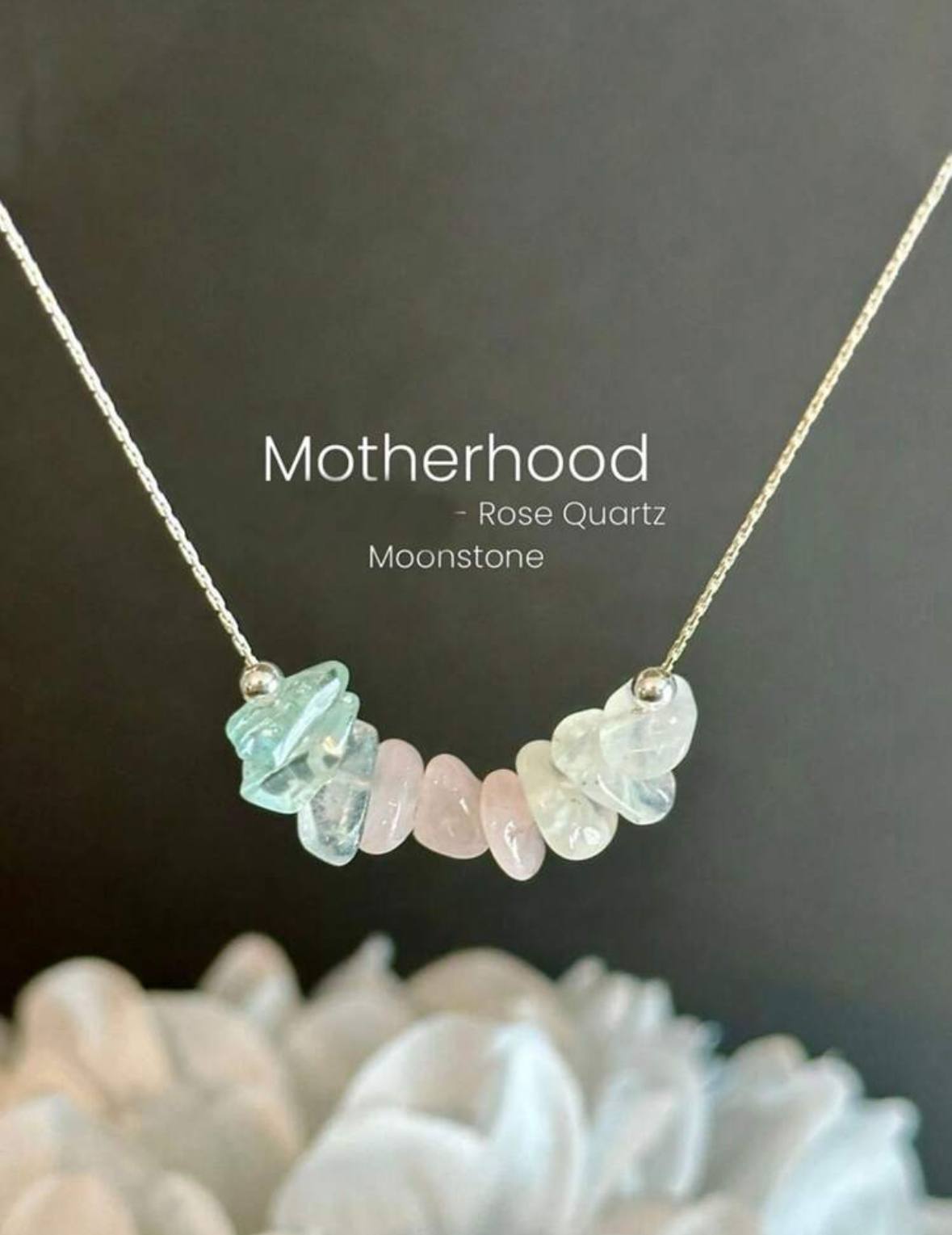 Motherhood Rose Quartz Necklace