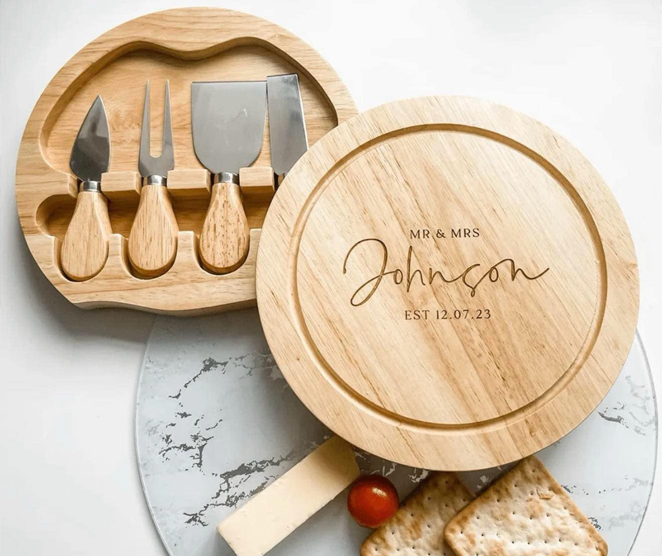 Personalised Cheese Board Set