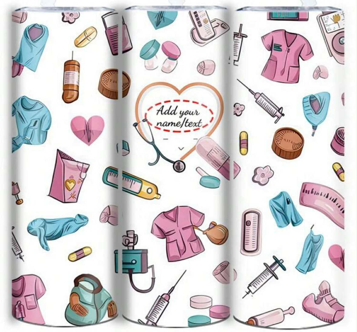 Personalised Nurse Tumbler 20oz