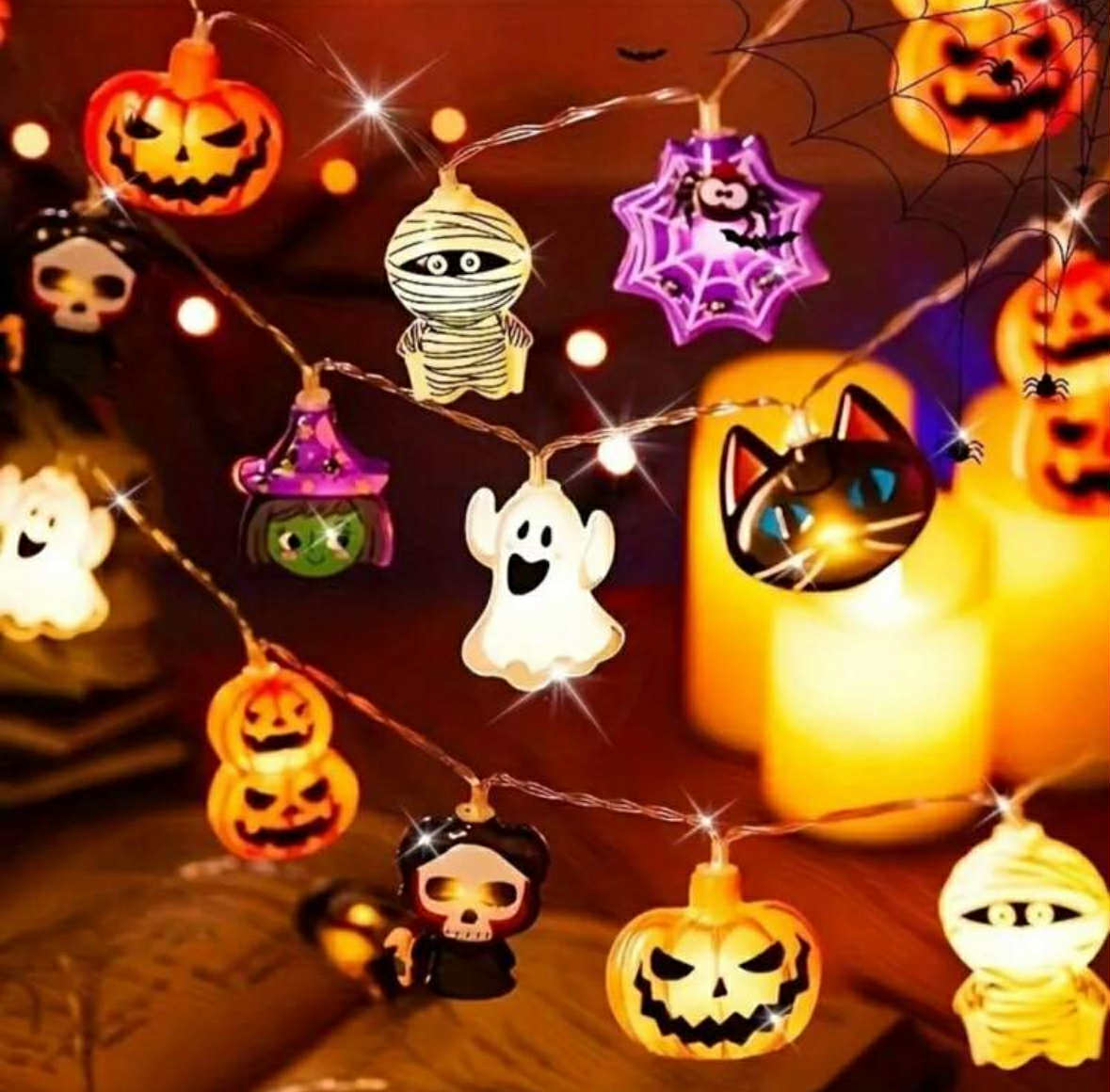 Halloween Battery Powered String Lights