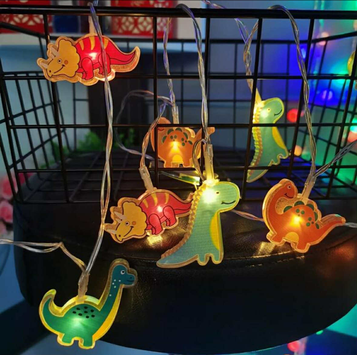 Dinosaur Warm Light String Lights