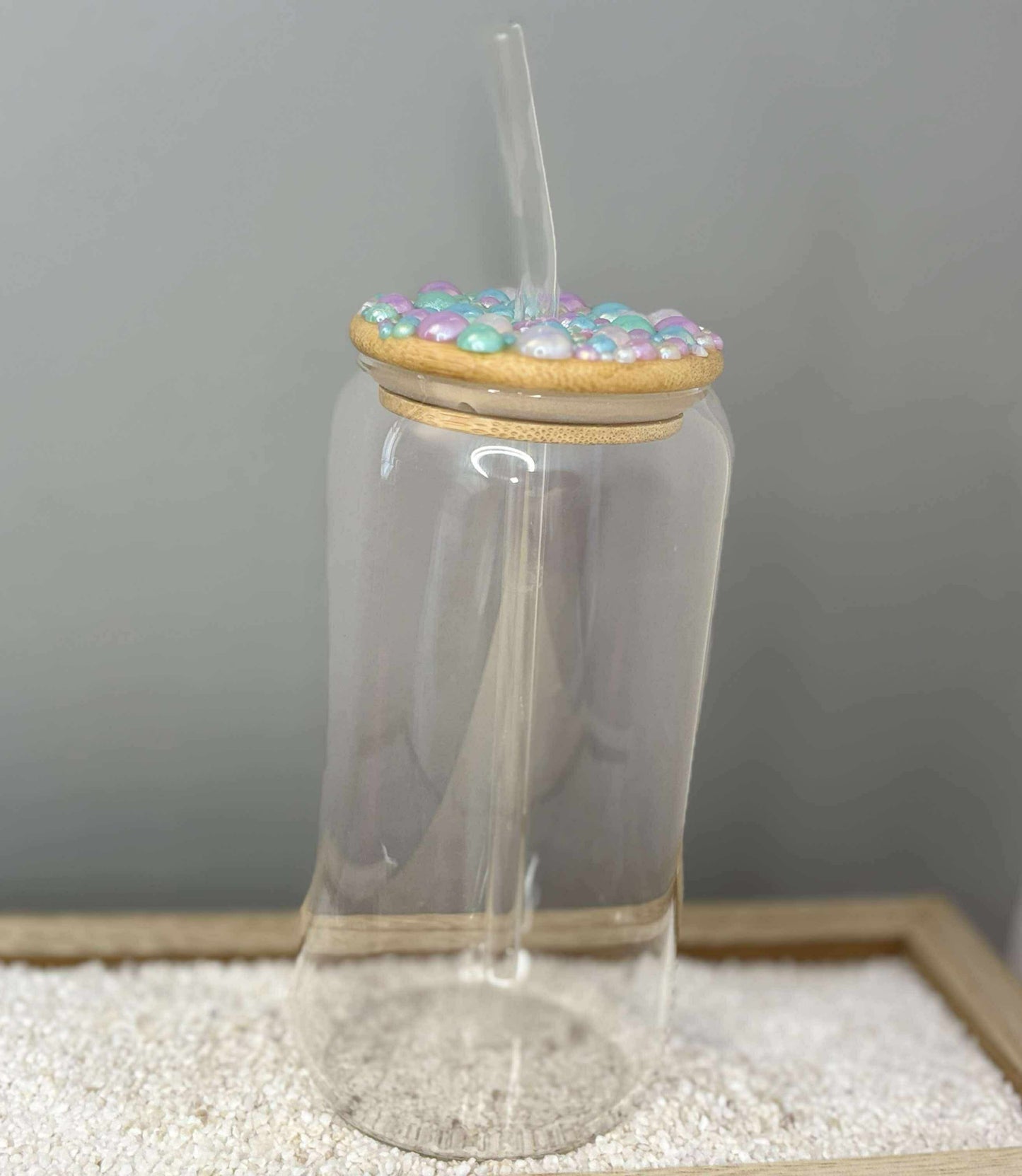 Simple Mermaid Pearl Top Tumbler