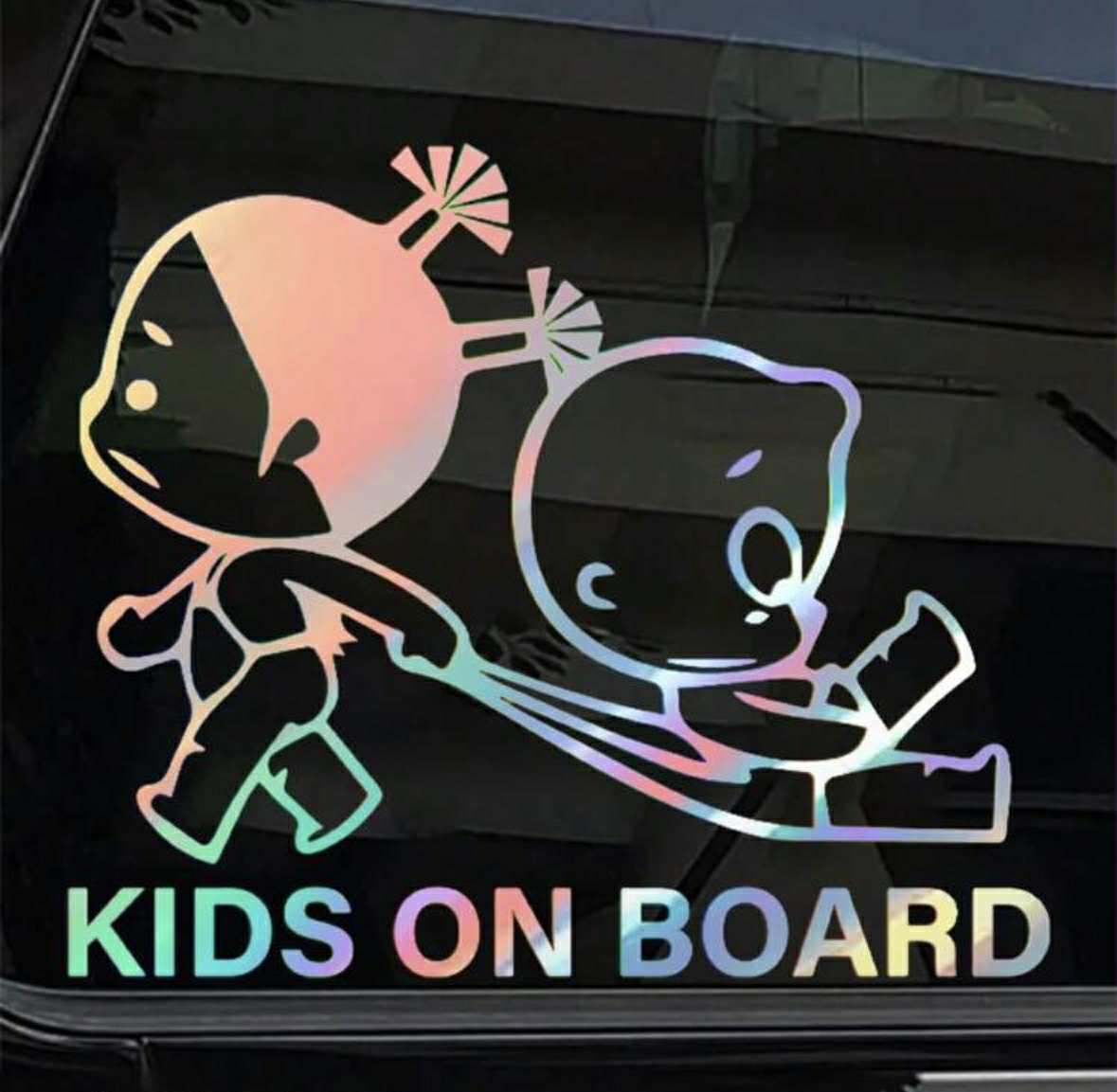 Kids On Board Car Sticker