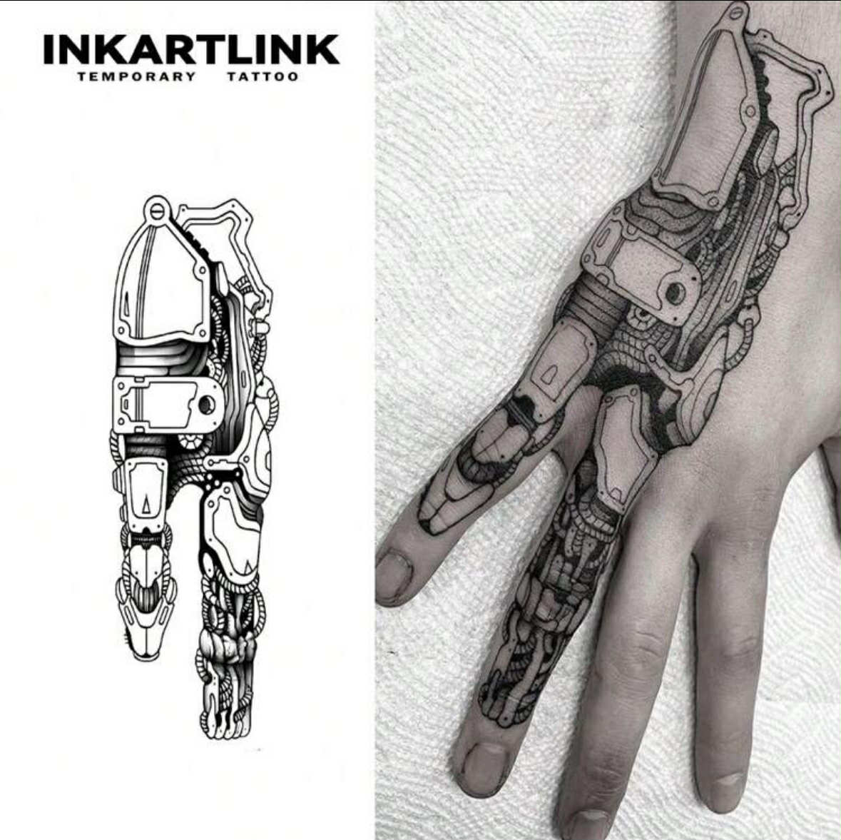 Mechanical Temporary Tattoo