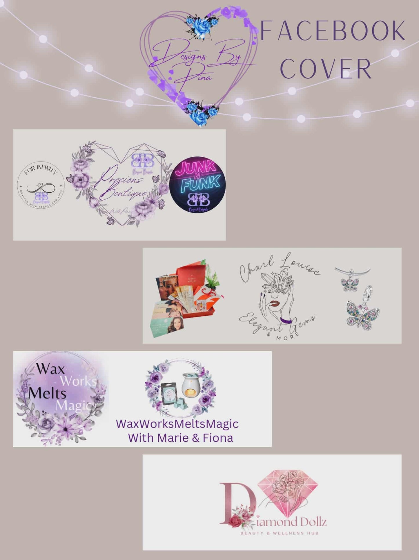 Designs By Pina Facebook Cover Photo